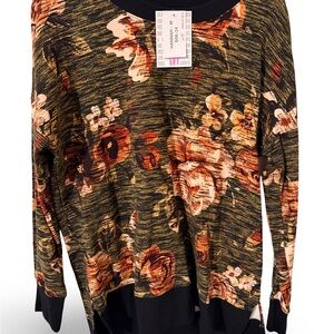 LuLaRoe Floral Print Blouse - Hannah- Sz M- New with Tags